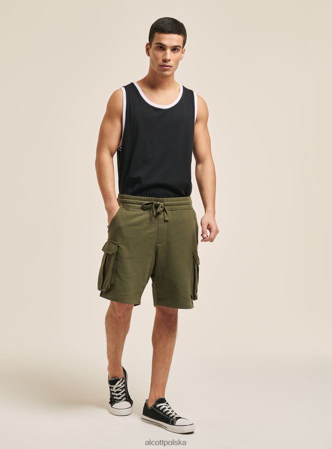 odzież Alcott ładunek z Bermudów czarny mężczyźni 2TXFF61073