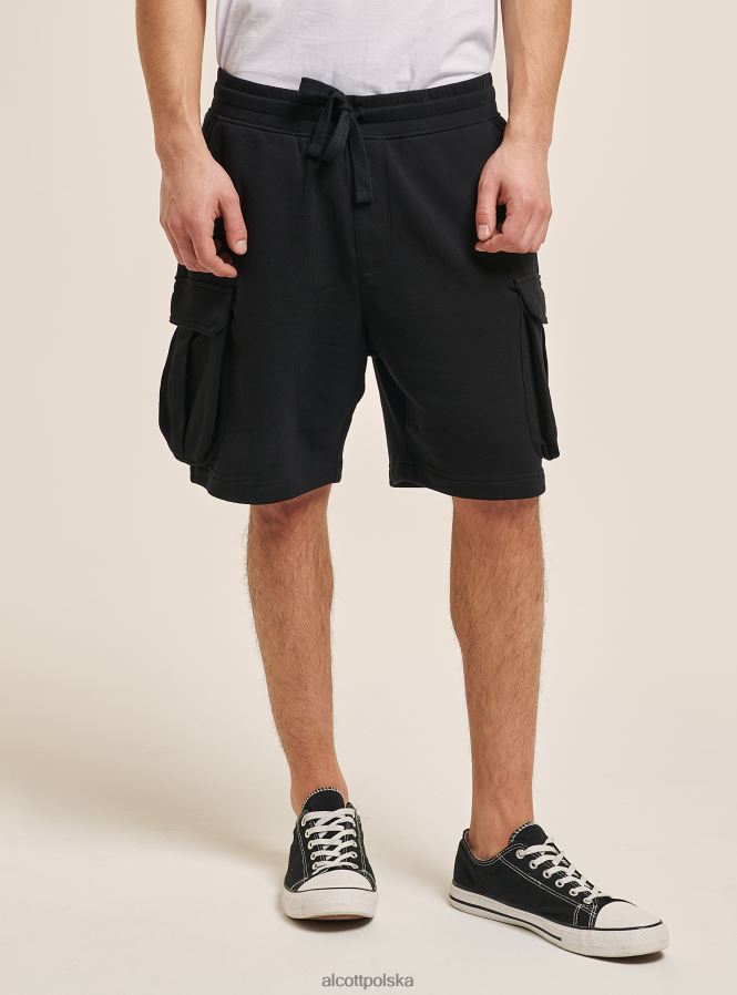odzież Alcott ładunek z Bermudów czarny mężczyźni 2TXFF6823