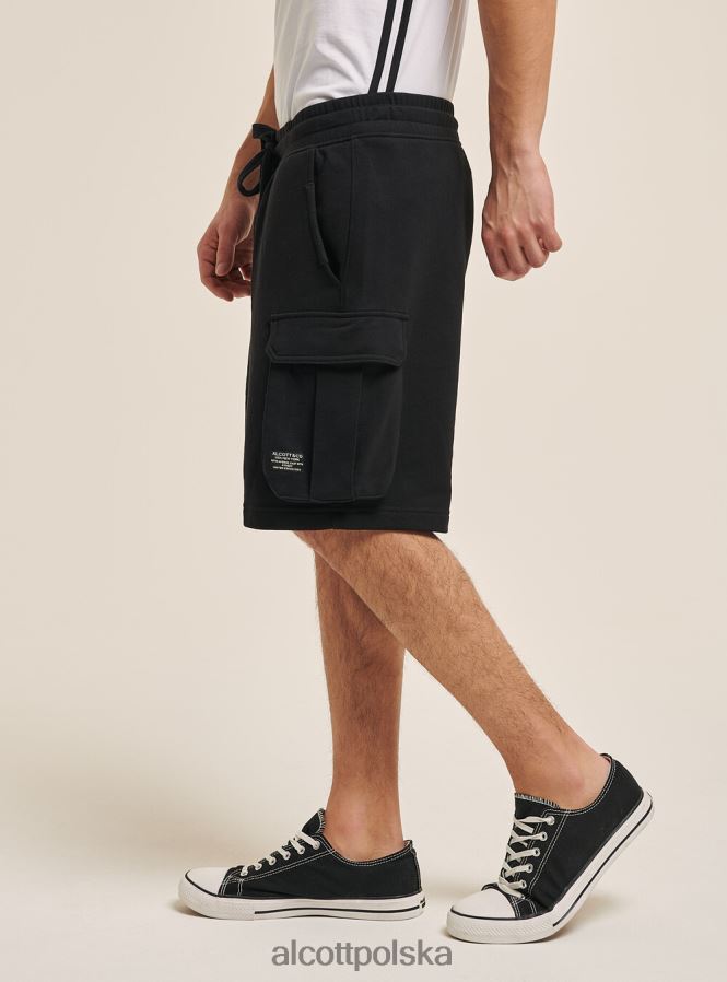 odzież Alcott ładunek z Bermudów czarny mężczyźni 2TXFF6823