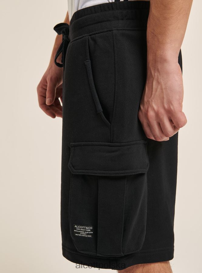 odzież Alcott ładunek z Bermudów czarny mężczyźni 2TXFF6823