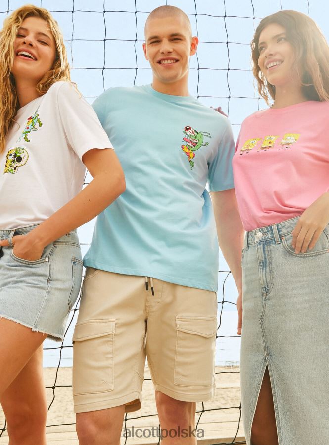 odzież Alcott bawełniane bermudy typu cargo sa3 światło piaskowe mężczyźni 2TXFF61132