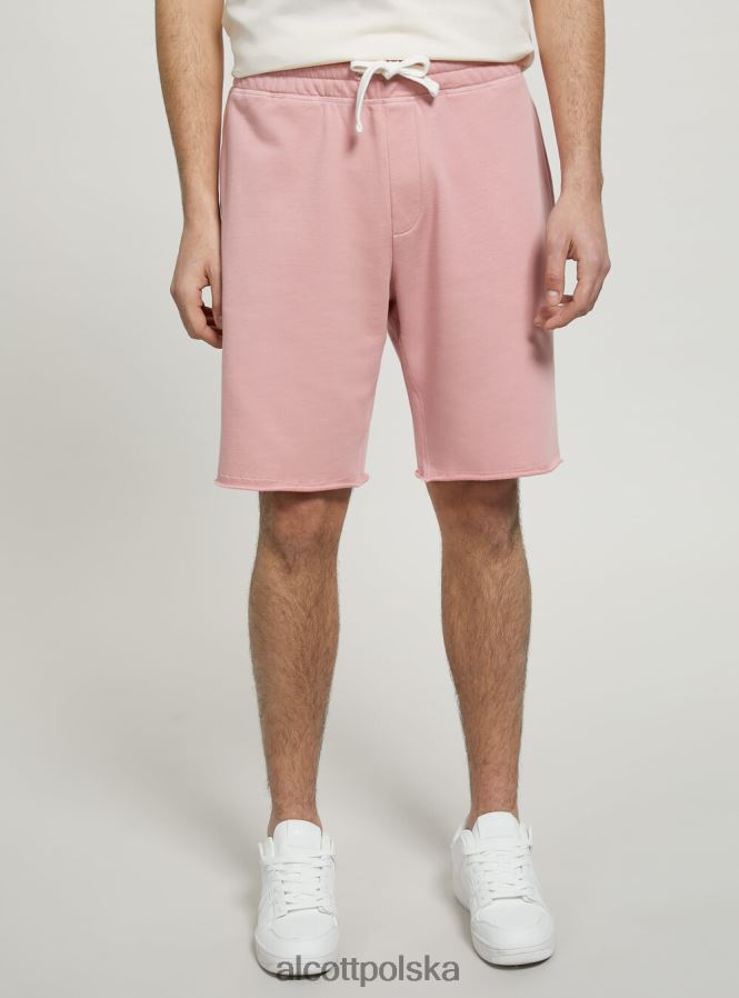 odzież Alcott bawełniane bermudy typu jogger bk1 czarny mężczyźni 2TXFF61025