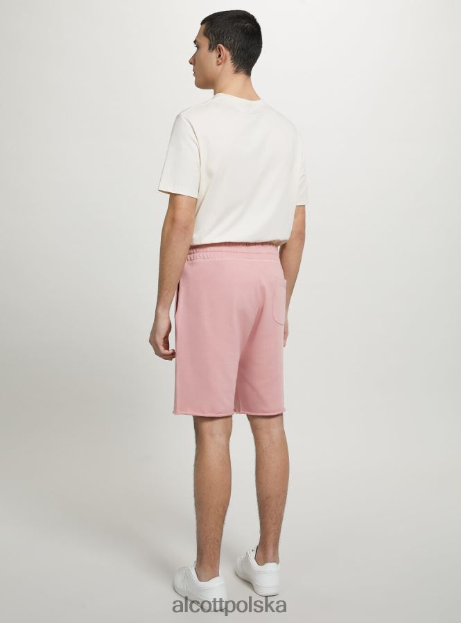 odzież Alcott bawełniane bermudy typu jogger bk1 czarny mężczyźni 2TXFF61025