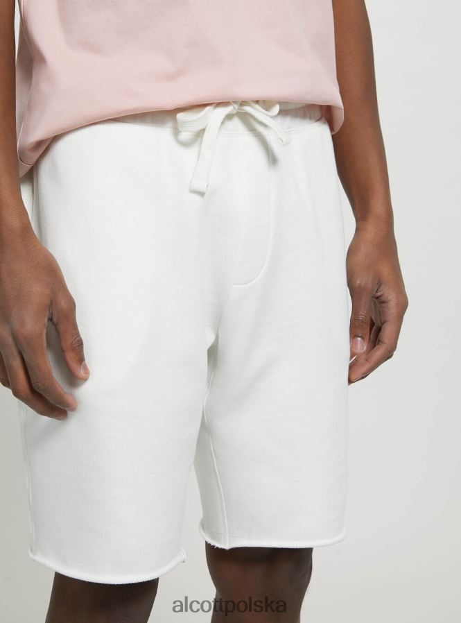 odzież Alcott bawełniane bermudy typu jogger bk1 czarny mężczyźni 2TXFF6779