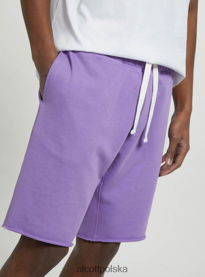 odzież Alcott bawełniane bermudy typu jogger bk1 czarny mężczyźni 2TXFF6785