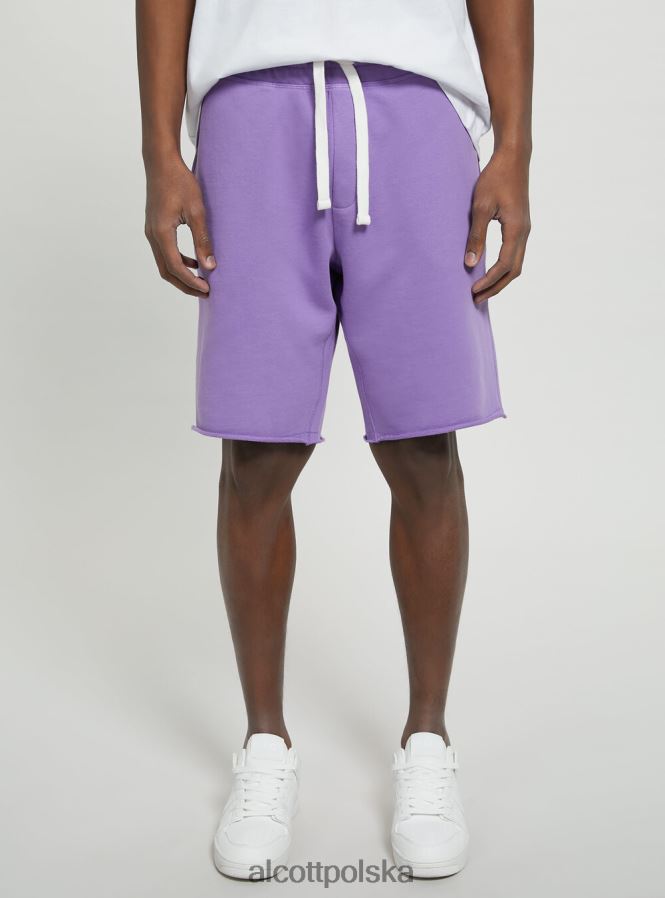 odzież Alcott bawełniane bermudy typu jogger bk1 czarny mężczyźni 2TXFF6785