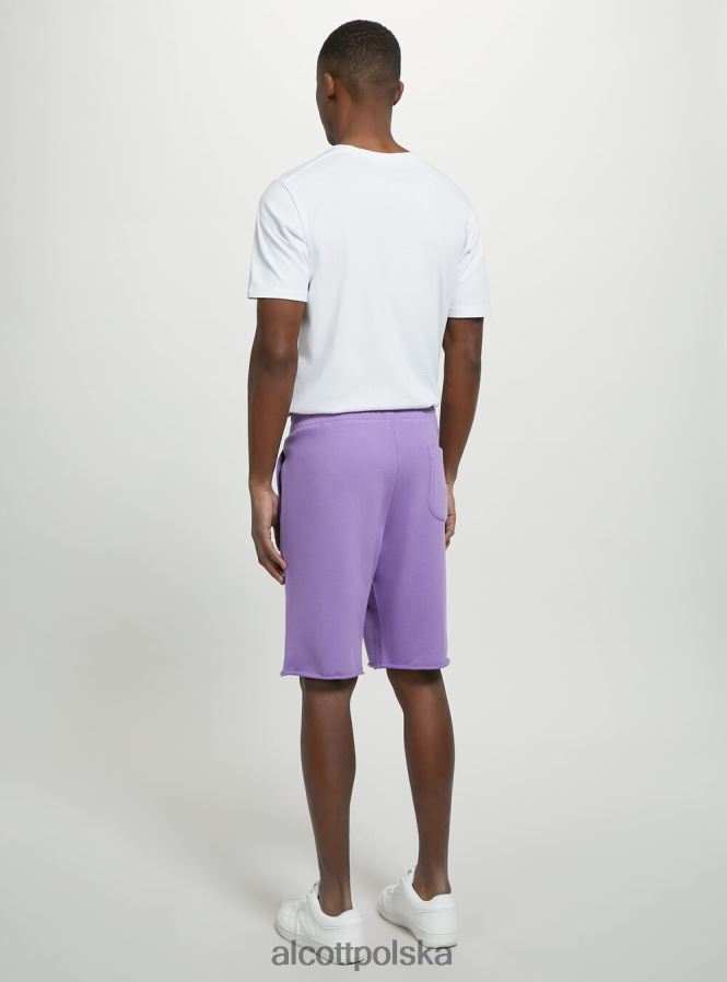 odzież Alcott bawełniane bermudy typu jogger bk1 czarny mężczyźni 2TXFF6785