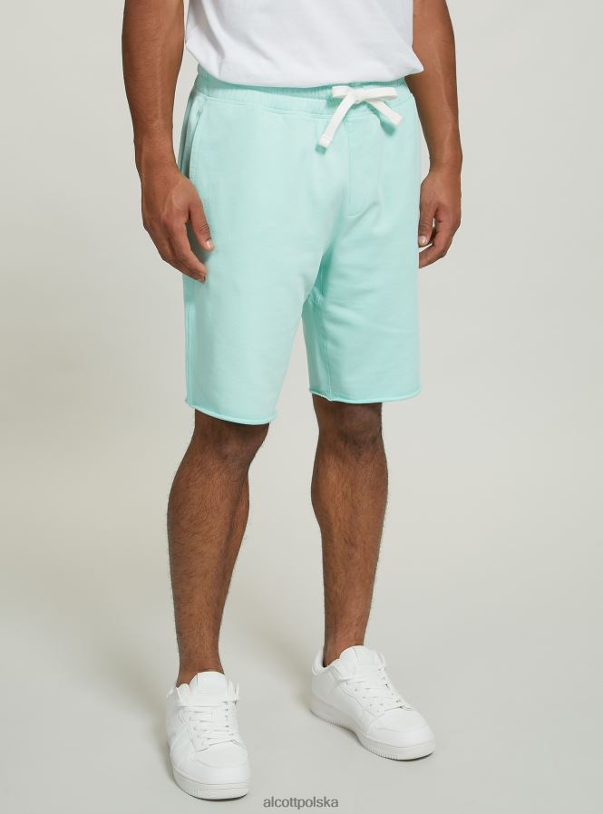 odzież Alcott bawełniane bermudy typu jogger bk1 czarny mężczyźni 2TXFF6835