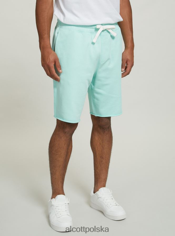 odzież Alcott bawełniane bermudy typu jogger bk1 czarny mężczyźni 2TXFF6835