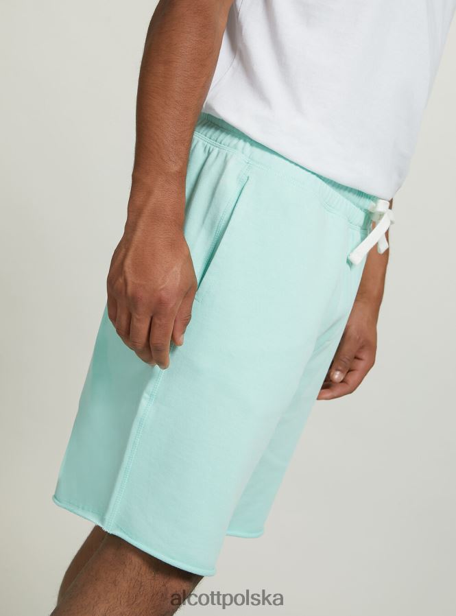 odzież Alcott bawełniane bermudy typu jogger bk1 czarny mężczyźni 2TXFF6835