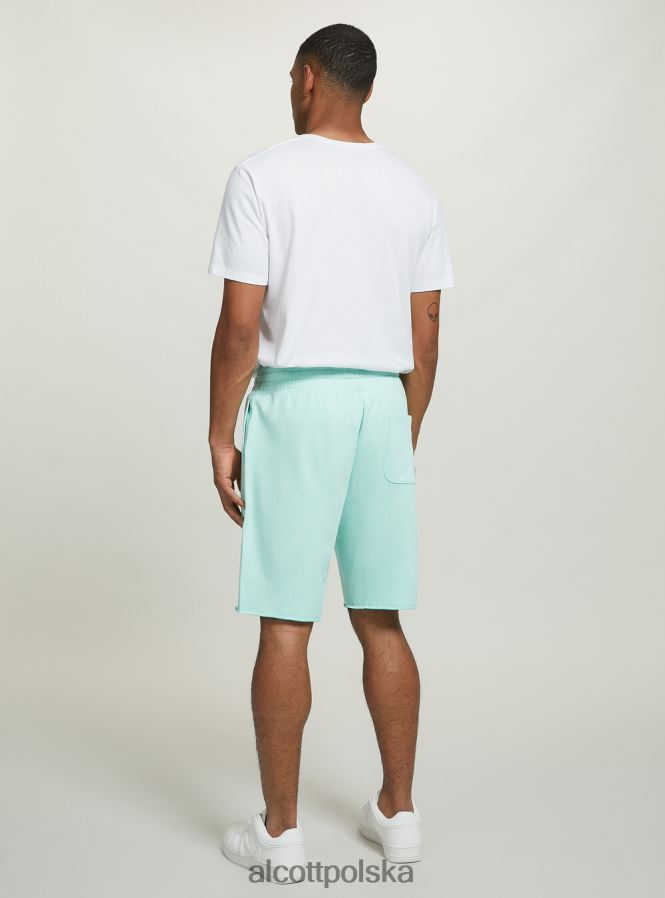 odzież Alcott bawełniane bermudy typu jogger bk1 czarny mężczyźni 2TXFF6835