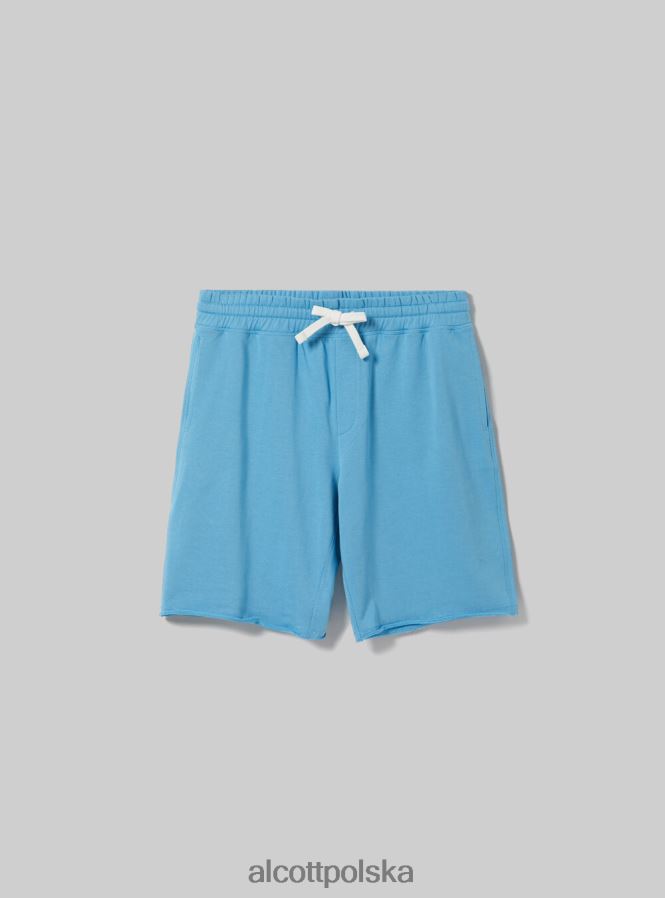 odzież Alcott bawełniane bermudy typu jogger bk1 czarny mężczyźni 2TXFF6970