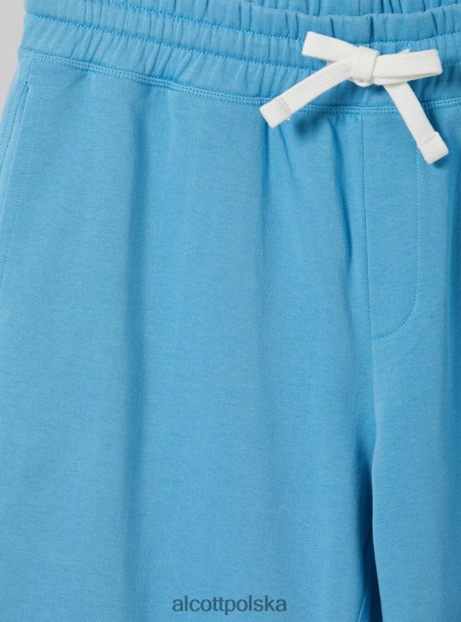 odzież Alcott bawełniane bermudy typu jogger bk1 czarny mężczyźni 2TXFF6970