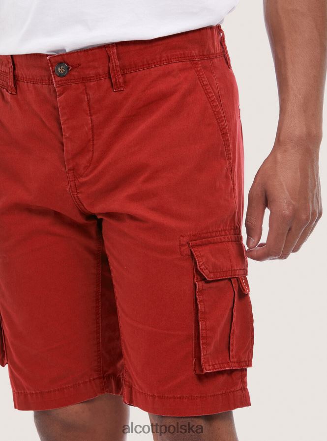 odzież Alcott bawełniane bermudy z dużymi kieszeniami c0586 ecru' mężczyźni 2TXFF61151
