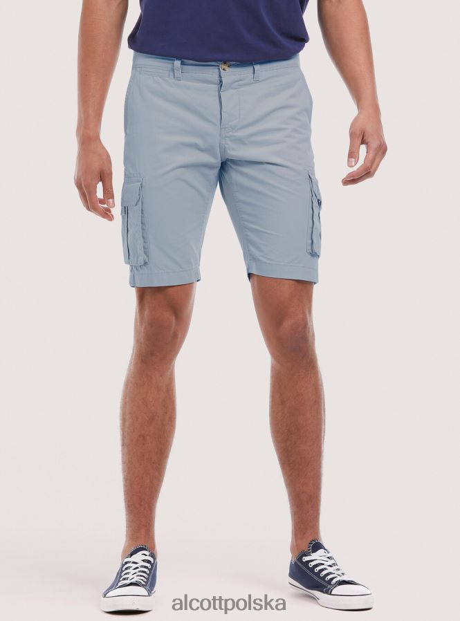 odzież Alcott bawełniane bermudy z dużymi kieszeniami c0586 ecru' mężczyźni 2TXFF61188