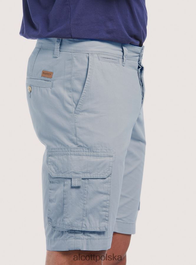 odzież Alcott bawełniane bermudy z dużymi kieszeniami c0586 ecru' mężczyźni 2TXFF61188