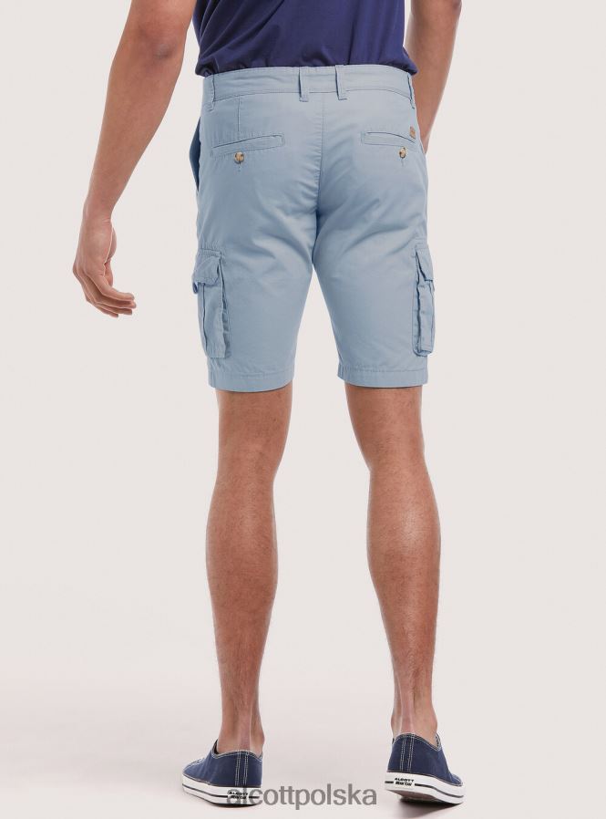 odzież Alcott bawełniane bermudy z dużymi kieszeniami c0586 ecru' mężczyźni 2TXFF61188