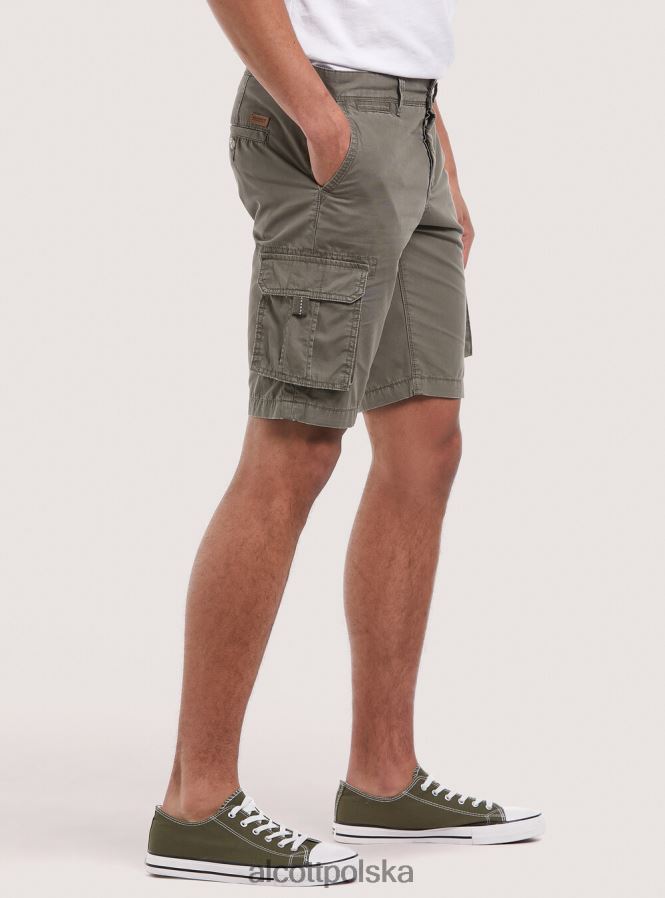 odzież Alcott bawełniane bermudy z dużymi kieszeniami c0586 ecru' mężczyźni 2TXFF6853