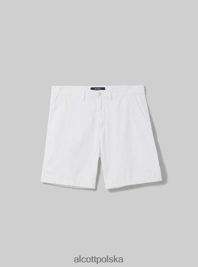 odzież Alcott gładkie bermudy z diagonalu czarny mężczyźni 2TXFF61133