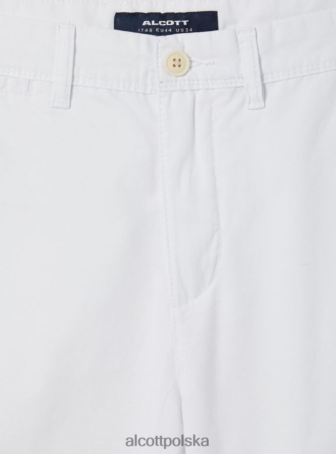 odzież Alcott gładkie bermudy z diagonalu czarny mężczyźni 2TXFF61133