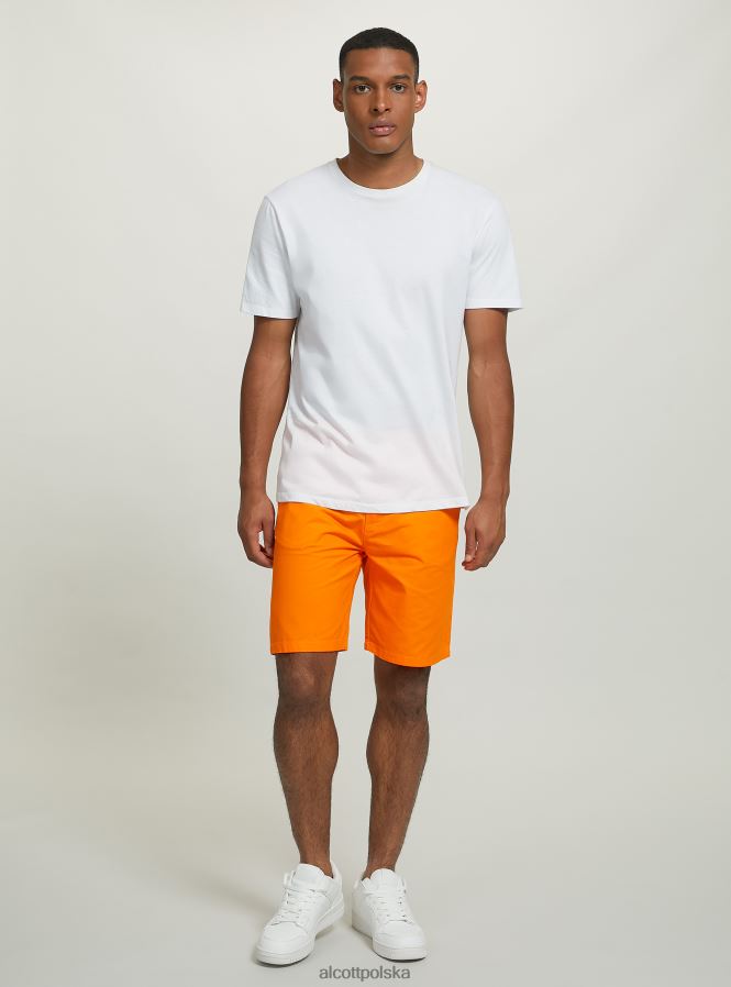 odzież Alcott gładkie bermudy z diagonalu czarny mężczyźni 2TXFF6764