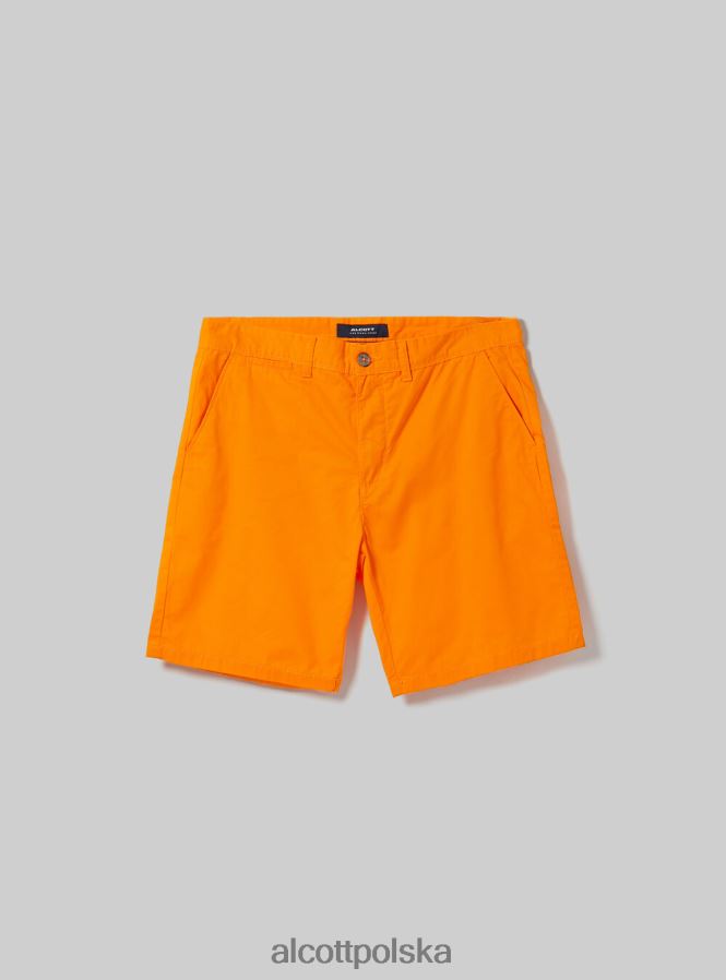 odzież Alcott gładkie bermudy z diagonalu czarny mężczyźni 2TXFF6764