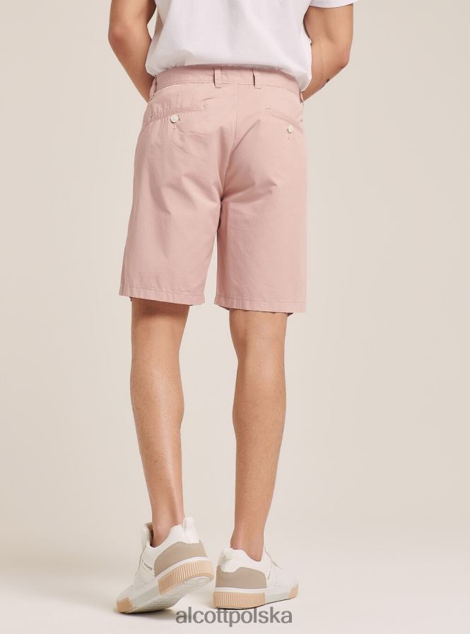 odzież Alcott gładkie bermudy z diagonalu czarny mężczyźni 2TXFF6928