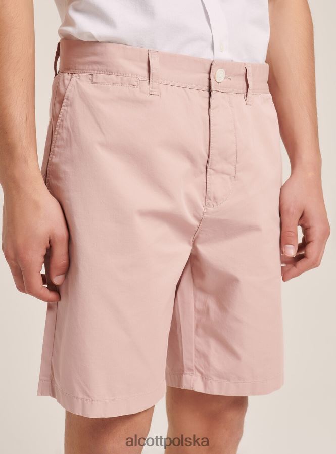 odzież Alcott gładkie bermudy z diagonalu czarny mężczyźni 2TXFF6928