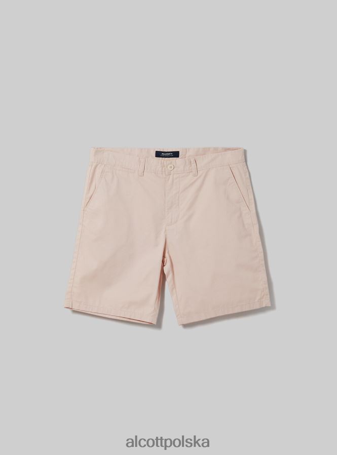 odzież Alcott gładkie bermudy z diagonalu czarny mężczyźni 2TXFF6928