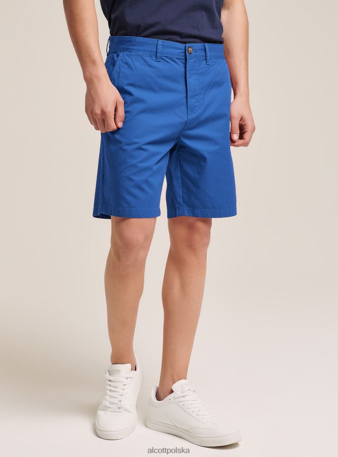 odzież Alcott gładkie bermudy z diagonalu czarny mężczyźni 2TXFF6949