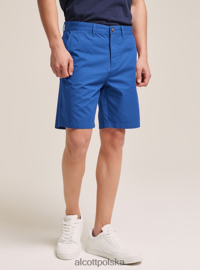 odzież Alcott gładkie bermudy z diagonalu czarny mężczyźni 2TXFF6949