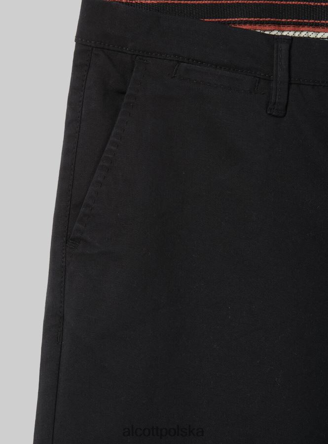 odzież Alcott gładkie bermudy z diagonalu niebieska marynarka wojenna mężczyźni 2TXFF6601