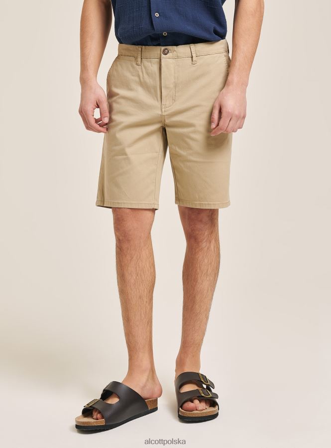 odzież Alcott gładkie bermudy z diagonalu niebieska marynarka wojenna mężczyźni 2TXFF6610