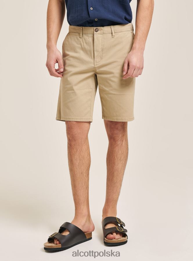 odzież Alcott gładkie bermudy z diagonalu niebieska marynarka wojenna mężczyźni 2TXFF6610
