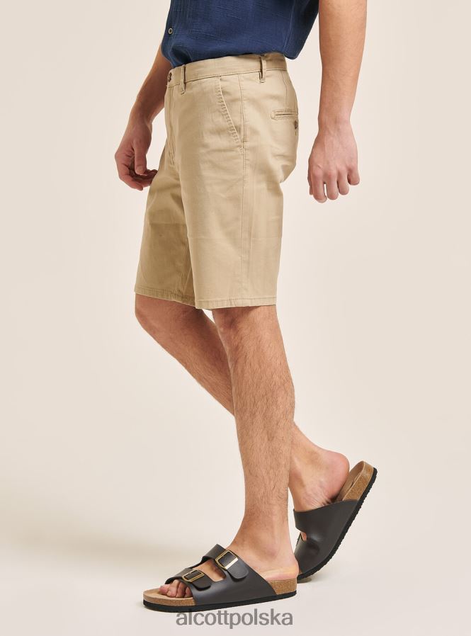 odzież Alcott gładkie bermudy z diagonalu niebieska marynarka wojenna mężczyźni 2TXFF6610