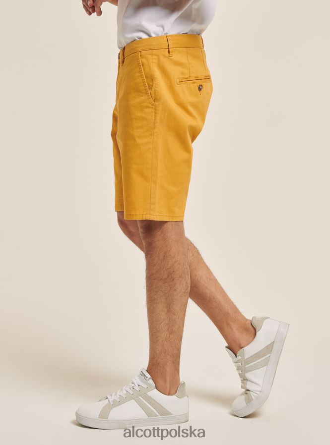 odzież Alcott gładkie bermudy z diagonalu niebieska marynarka wojenna mężczyźni 2TXFF6945