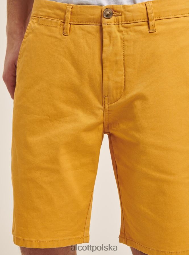 odzież Alcott gładkie bermudy z diagonalu niebieska marynarka wojenna mężczyźni 2TXFF6945