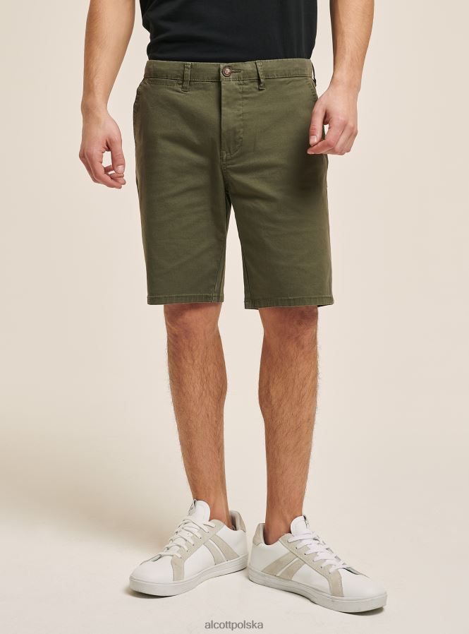 odzież Alcott gładkie bermudy z diagonalu niebieska marynarka wojenna mężczyźni 2TXFF6961