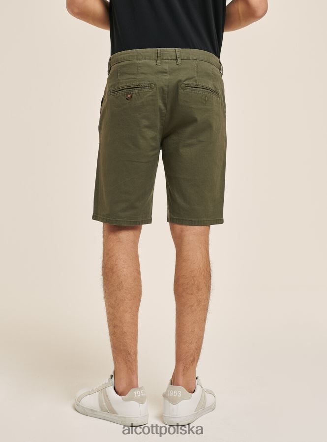 odzież Alcott gładkie bermudy z diagonalu niebieska marynarka wojenna mężczyźni 2TXFF6961