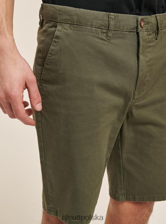 odzież Alcott gładkie bermudy z diagonalu niebieska marynarka wojenna mężczyźni 2TXFF6961