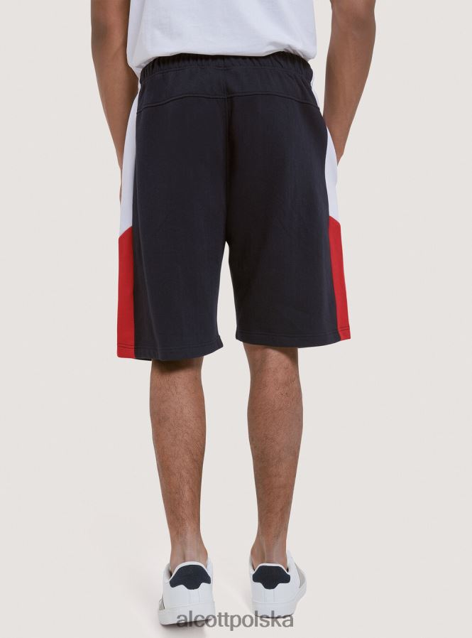 odzież Alcott krótkie spodnie z pluszowej bawełny z nadrukiem czarny mężczyźni 2TXFF6799