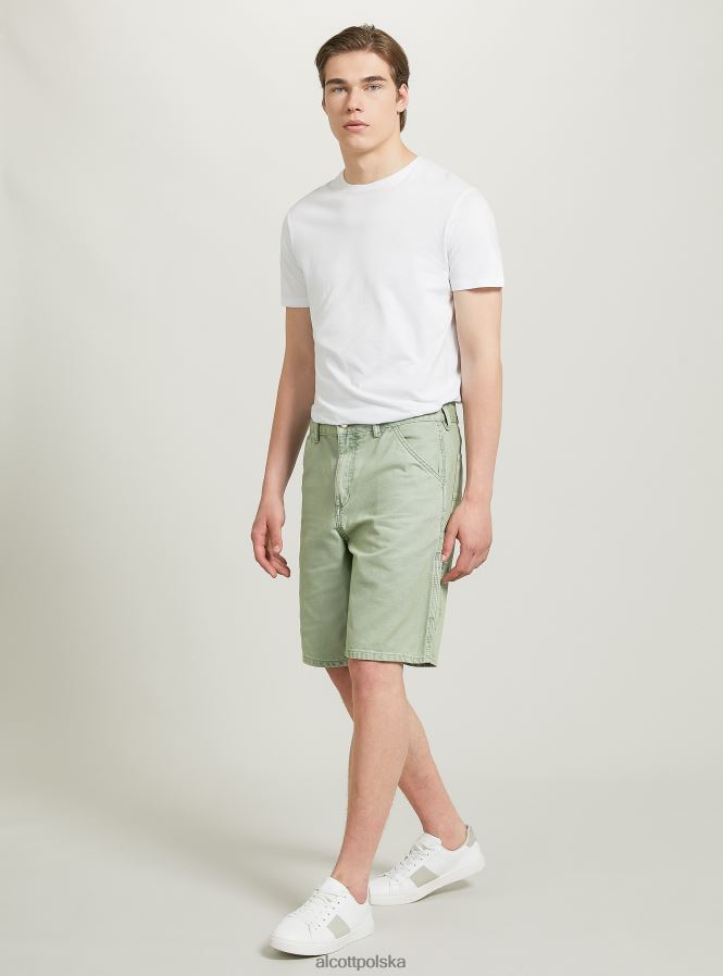odzież Alcott stolarz z bermudów zielone światło gn3 mężczyźni 2TXFF61036