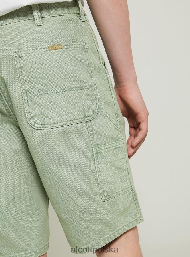 odzież Alcott stolarz z bermudów zielone światło gn3 mężczyźni 2TXFF61036