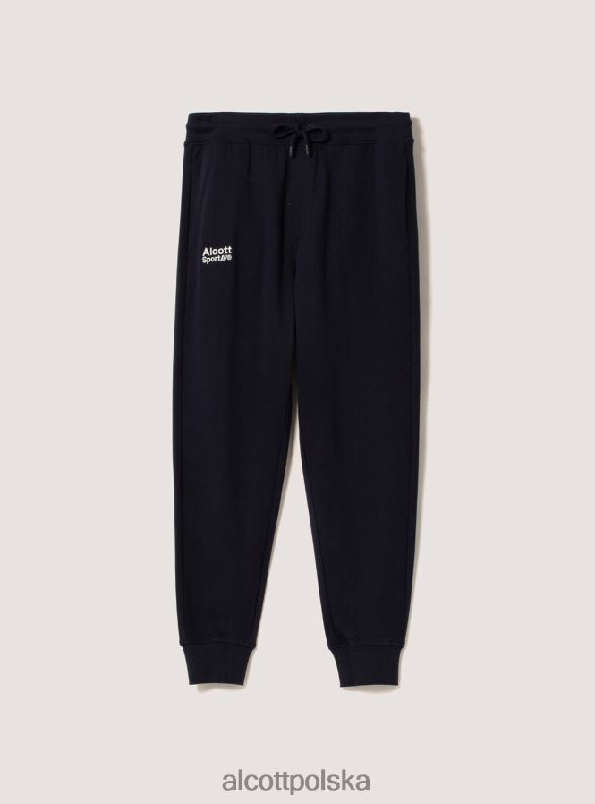 odzież Alcott pluszowe spodnie typu jogger jasnoszary melanż mężczyźni 2TXFF6988