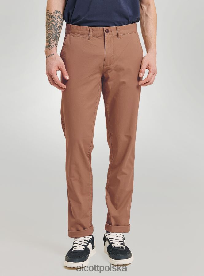 odzież Alcott skośne chinosy c2222 granatowy mężczyźni 2TXFF61172