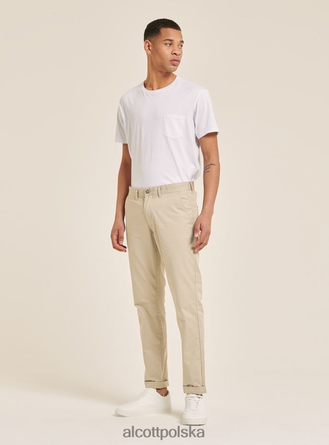 odzież Alcott skośne chinosy c2222 granatowy mężczyźni 2TXFF6600