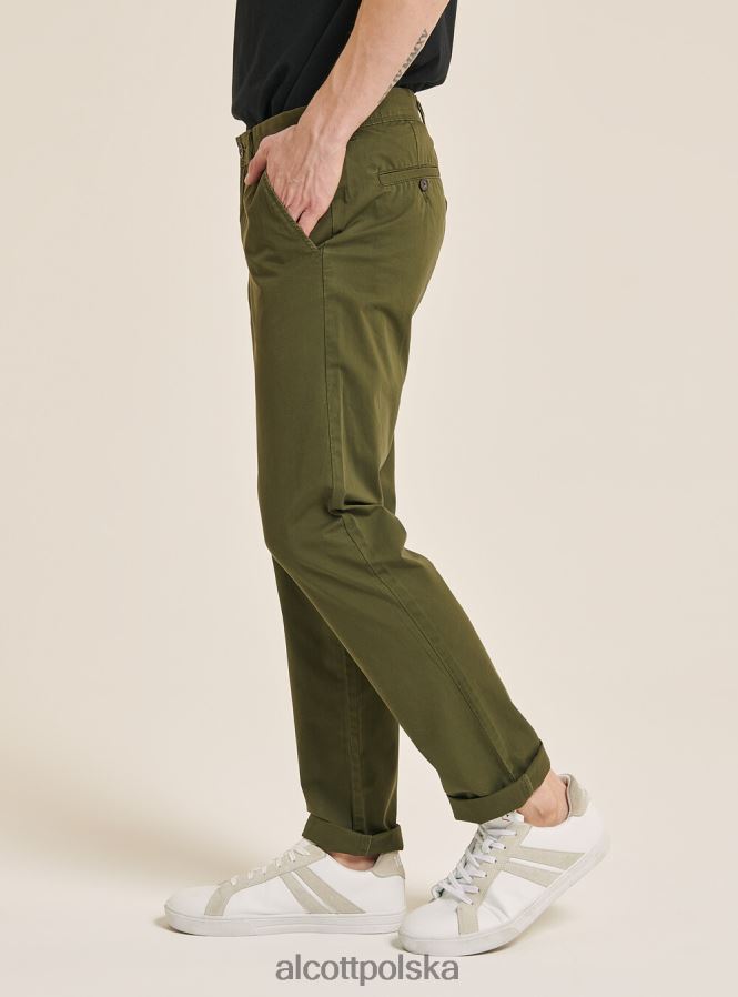 odzież Alcott skośne chinosy c2222 granatowy mężczyźni 2TXFF6881