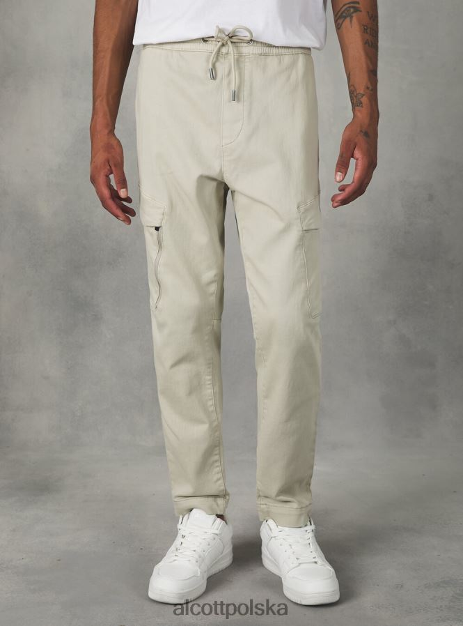 odzież Alcott spodnie typu jogger z dużymi kieszeniami bk1 czarny mężczyźni 2TXFF61058