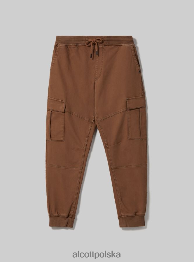 odzież Alcott spodnie typu jogger z dużymi kieszeniami bk1 czarny mężczyźni 2TXFF6855