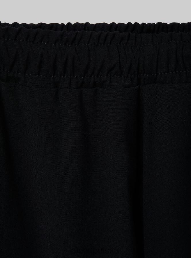 odzież Alcott spodnie z elastyczną talią bk1 czarny mężczyźni 2TXFF6663